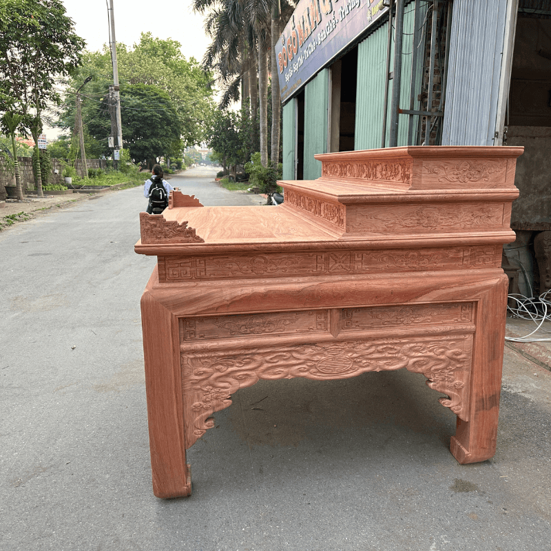 sập thờ tam cấp hương đá