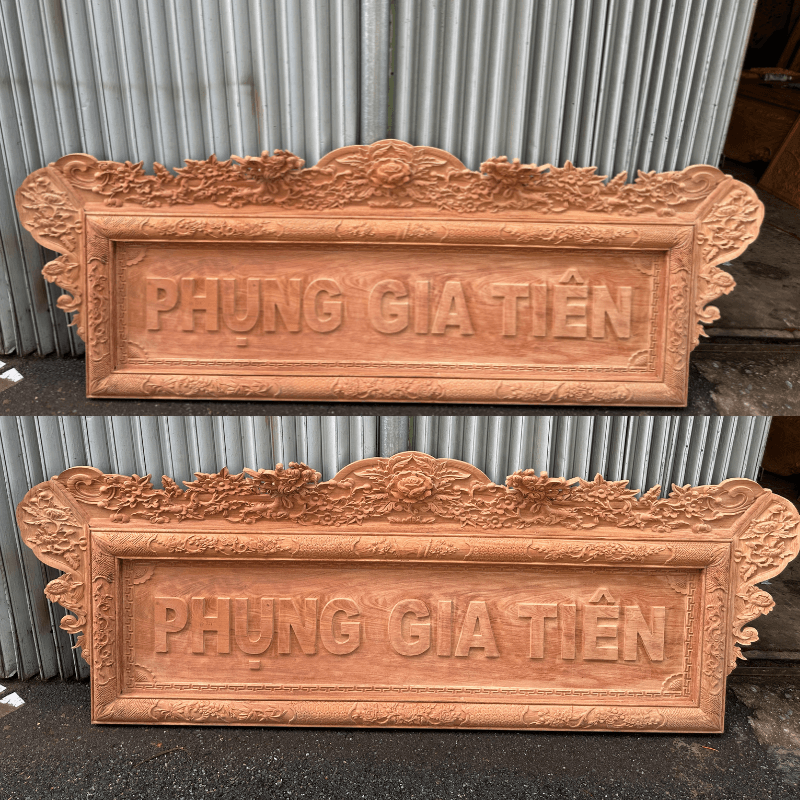 hoành phi gỗ hương đá
