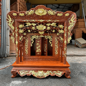 khám thờ gỗ hương đá