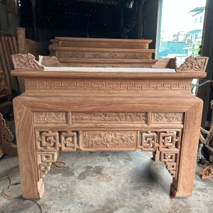 án gian thờ gỗ hương đá
