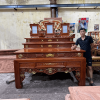 bàn thờ tam cấp ngũ phúc kim tiền
