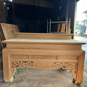 án gian thờ gỗ gõ chân 18
