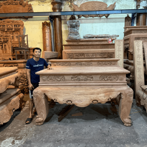 sập thờ trơn nhj cấp 197x127